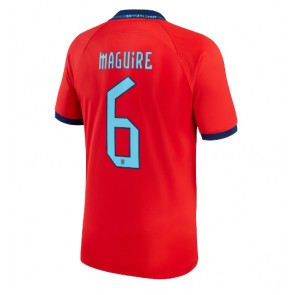 England Harry Maguire #6 Udebanetrøje VM 2022 Kort ærmer